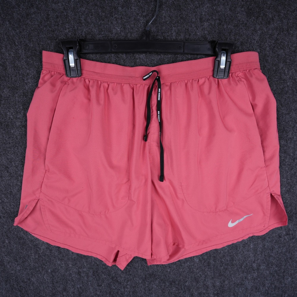 Nike Dri-FIT Running Shorts Women Medium Pink Good Condition Pockets Liner